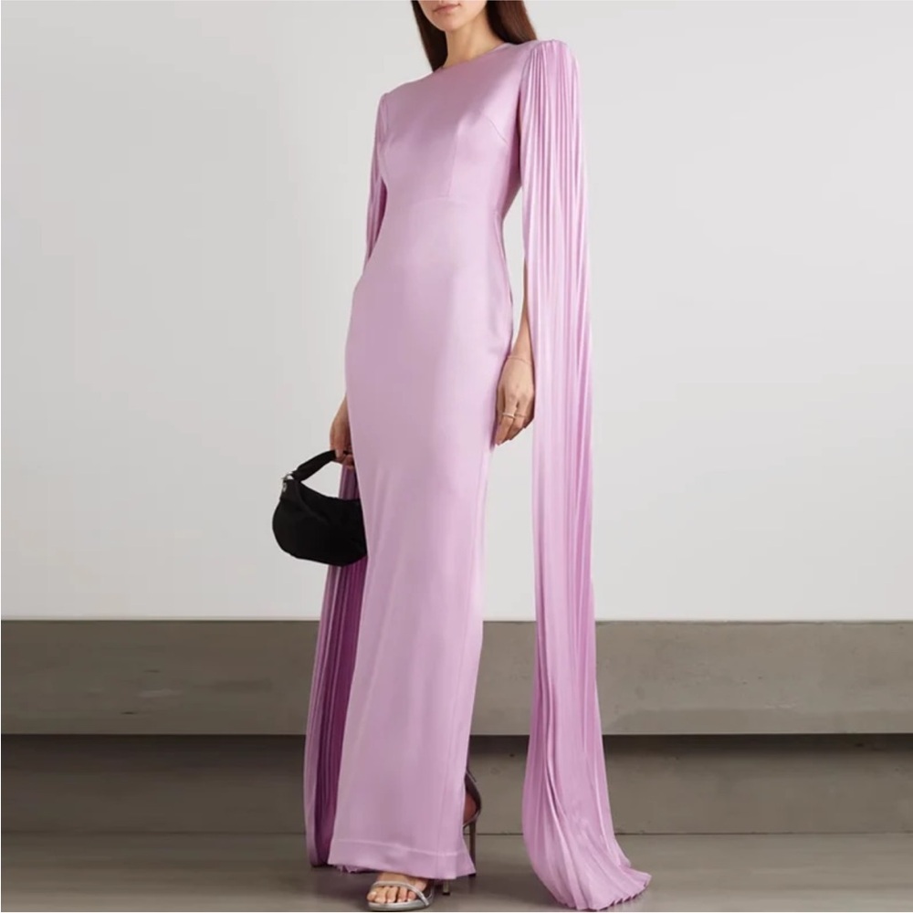 Lavender evening gown